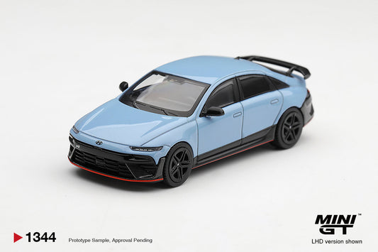 [PRE-ORDER] Mini GT - Hyundai Ioniq 6 N Performance Blue Pearl - Scala 1/64 MGT01344-L