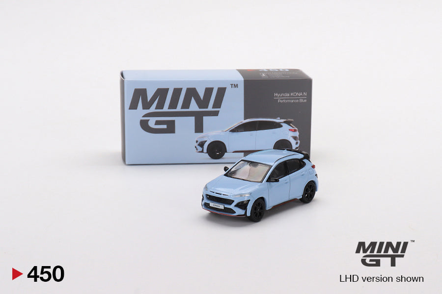 Mini GT - Hyundai KONA N Performance Blue - Scala 1/64 MGT00450-L