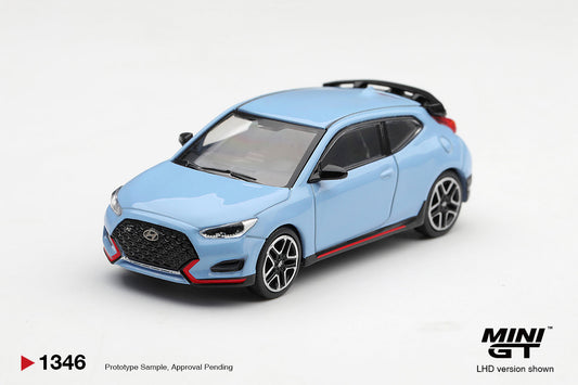 [PRE-ORDER] Mini GT - Hyundai Veloster N Performance Blue - Scala 1/64 MGT01346-L