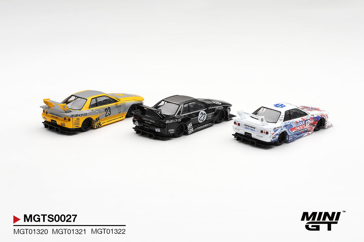 [PRE-ORDER] Mini GT - INOZETEK x Liberty Walk R32 Set 2026 Show Edition 3 CARS SET 2026 - Scala 1/64 MGTS0027