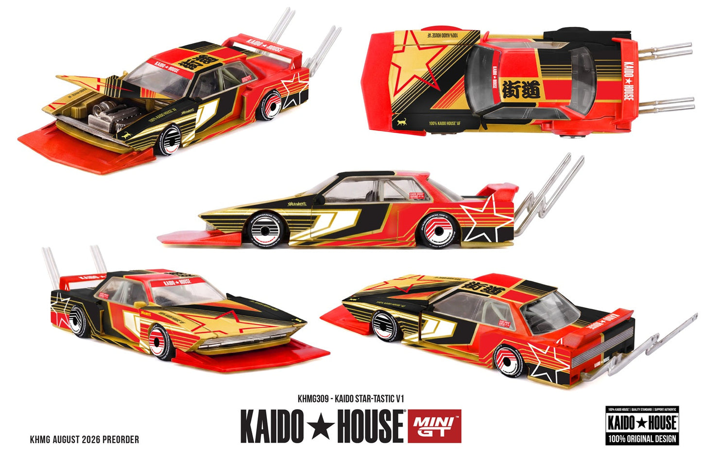 [PRE-ORDER] Mini GT - KAIDO STAR TASTIC V1 1985 - Kaido House - 1/64 Scale KHMG309
