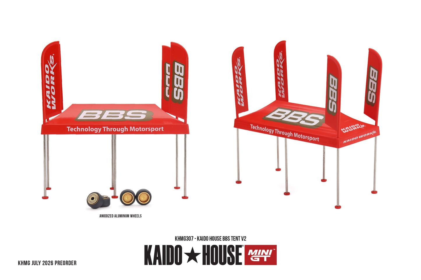 [PRE-ORDER] Mini GT - Kaido House BBS Tent V2 2026 - Kaido House - 1/64 Scale KHMG307