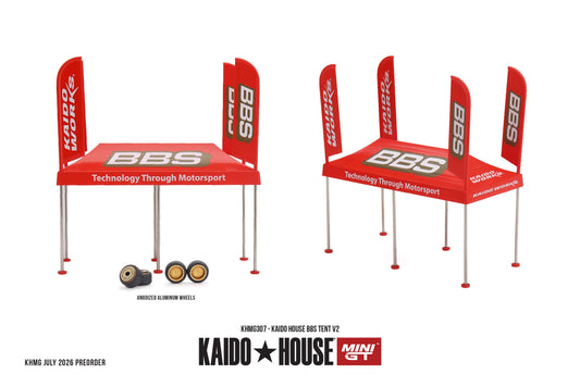 [PRE-ORDER] Mini GT - Kaido House BBS Tent V2 2026 - Kaido House - Scala 1/64 KHMG307