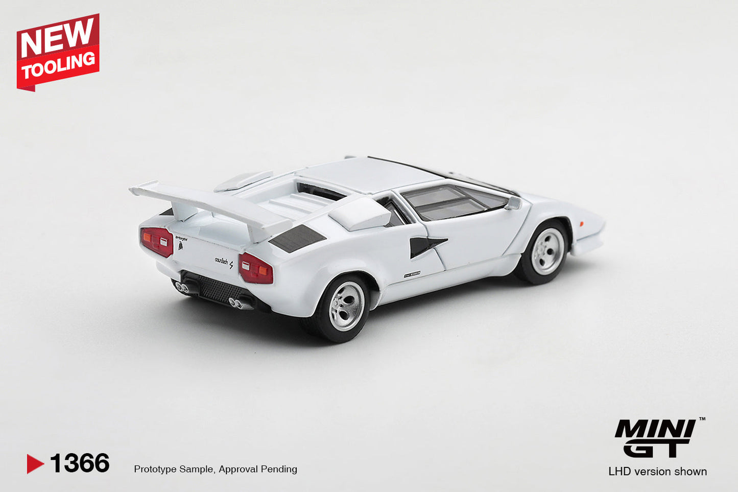 [PRÉCOMMANDE] Mini GT - Lamborghini Countach LP500S Blanche 1982 - Échelle 1/64 MGT01366-L