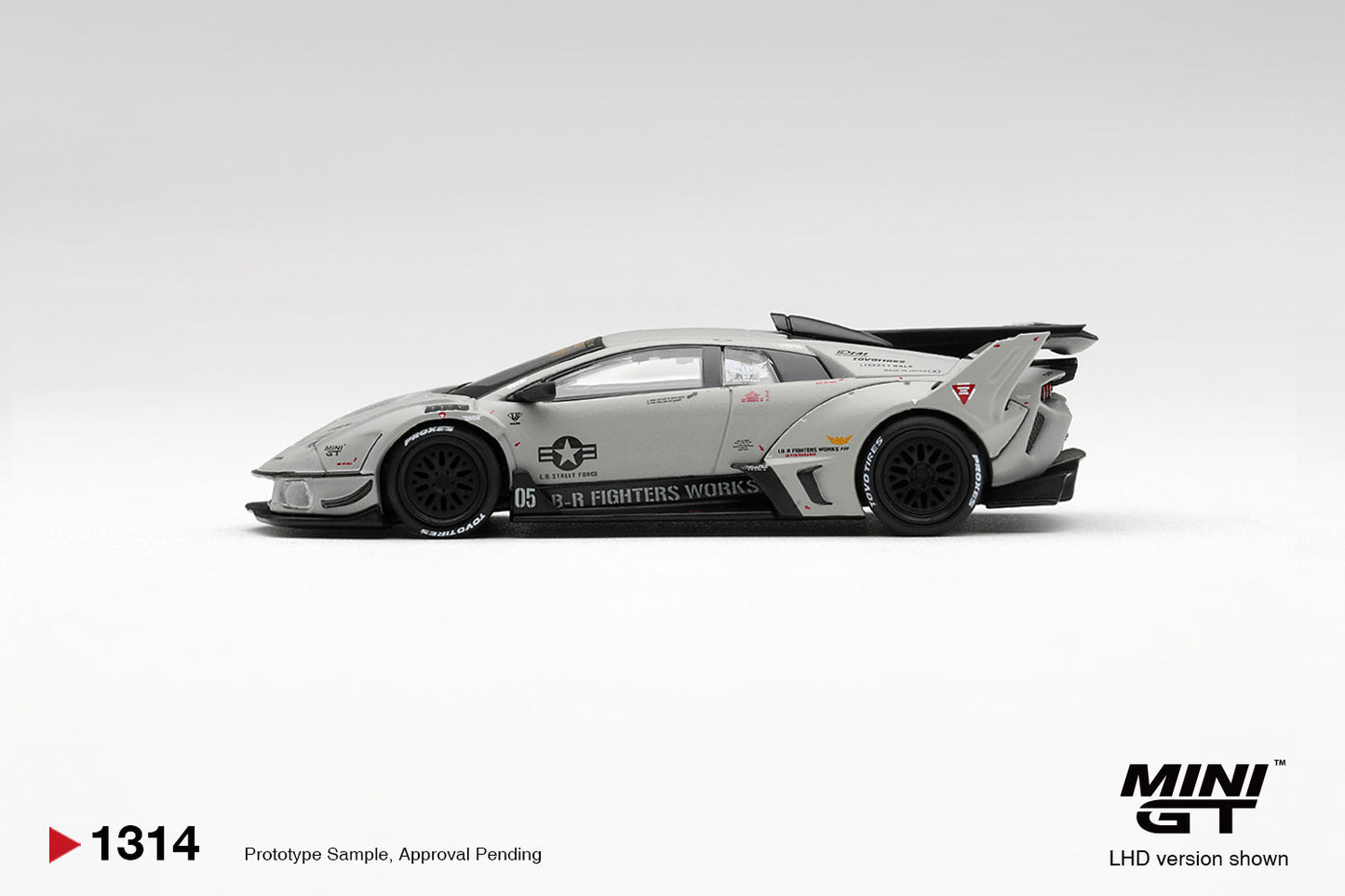 [PRE-ORDER] Mini GT - Lamborghini GT Evo LB-Silhouette WORKS Murcielago 2025 - Scala 1/64 MGT01314-L