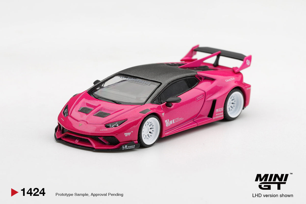 [PRE-ORDER] Mini GT - Lamborghini Huracán GT LB★WORKS Ruby Purple 2026 - 1/64 Scale MGT01424-L