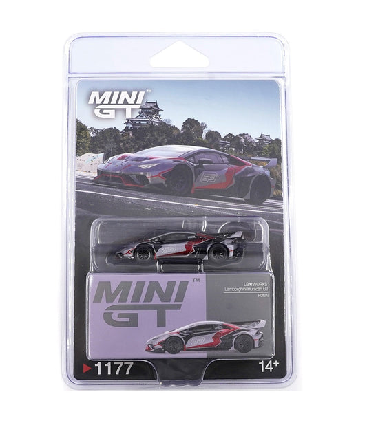 Mini GT - Lamborghini Huracán GT RONIN - Échelle 1/64 MGT01177-BL Emballage blister