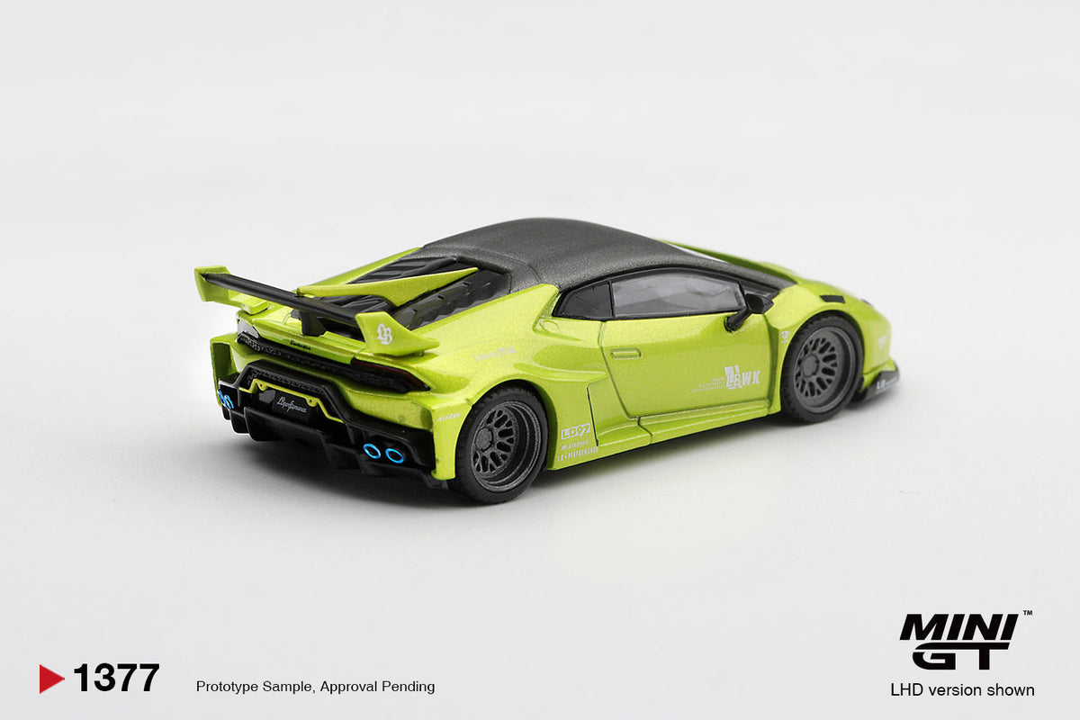 [PRE-ORDER] Mini GT - Lamborghini Huracan LB★WORKS Lime Metallic 2023 - 1/64 Scale MGT01377-L
