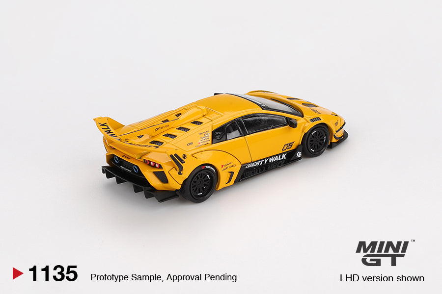 Mini GT - Lamborghini Murcielago LB-Silhouette WORKS GT Evo Yellow