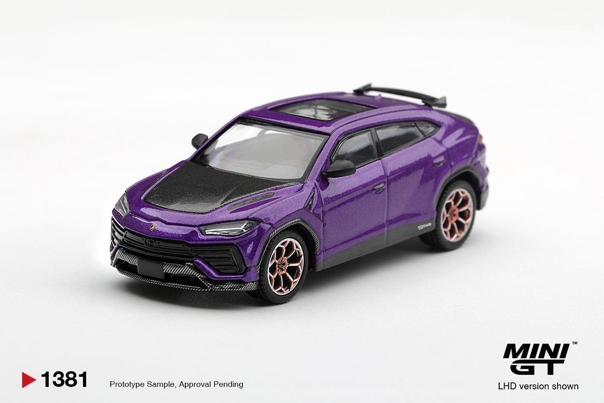 [PRÉCOMMANDE] Mini GT - Lamborghini Urus Performance Viola Parsifae 2023 - Échelle 1/64 MGT01381-L