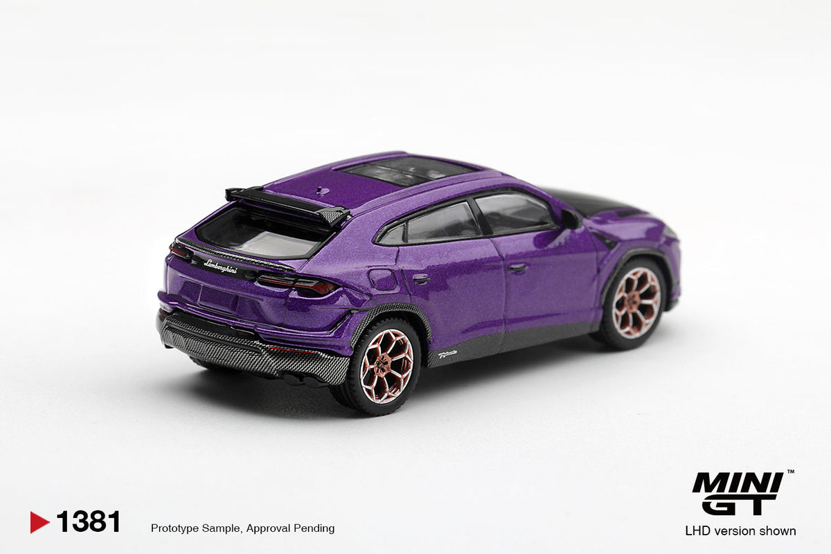 [PRÉCOMMANDE] Mini GT - Lamborghini Urus Performance Viola Parsifae 2023 - Échelle 1/64 MGT01381-L