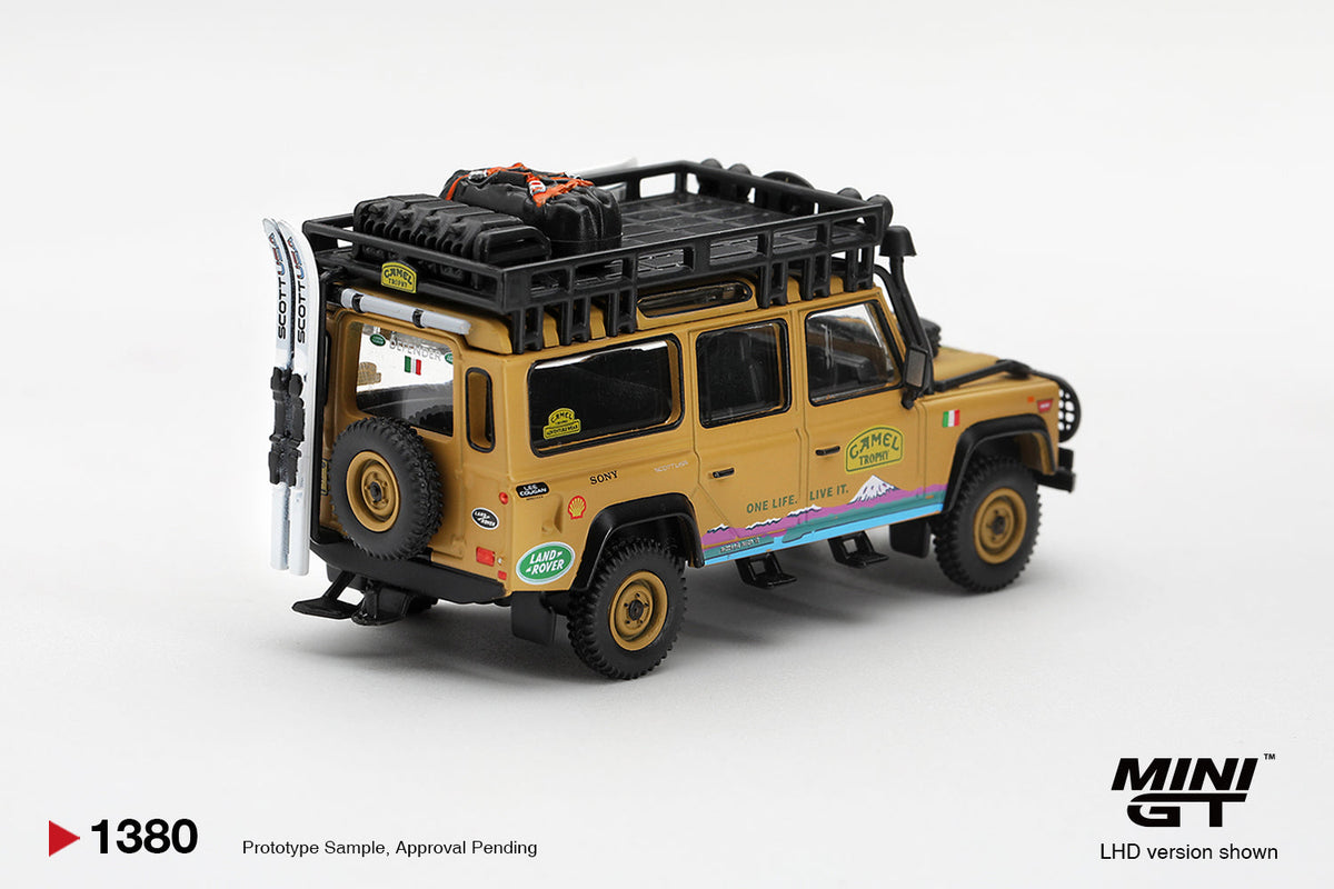 [PRÉCOMMANDE] Mini GT - Land Rover Defender 110 Camel Trophy Team Italy Tierra del Fuego CT024 1998 - Échelle 1/64 MGT01380-L