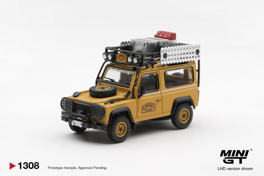 Mini GT - Land Rover Defender 90 Camel Trophy Borneo Team Brazil 1985 – 1/64 Scale MGT01308-L