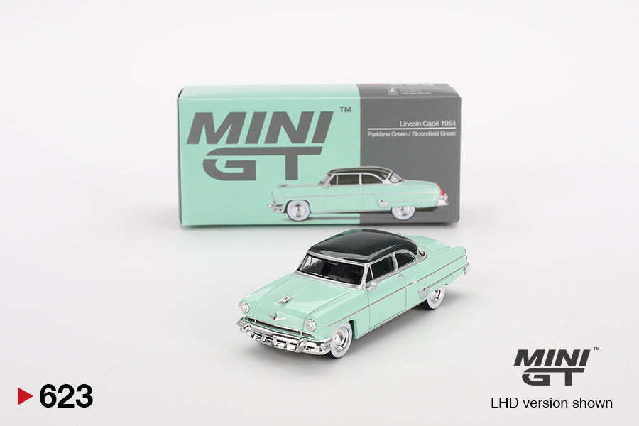 Mini GT - Lincoln Capri 1954 Parklane Green / Bloomfield Green MiJo Exclusives - 1/64 Scale - MGT00623-MJ