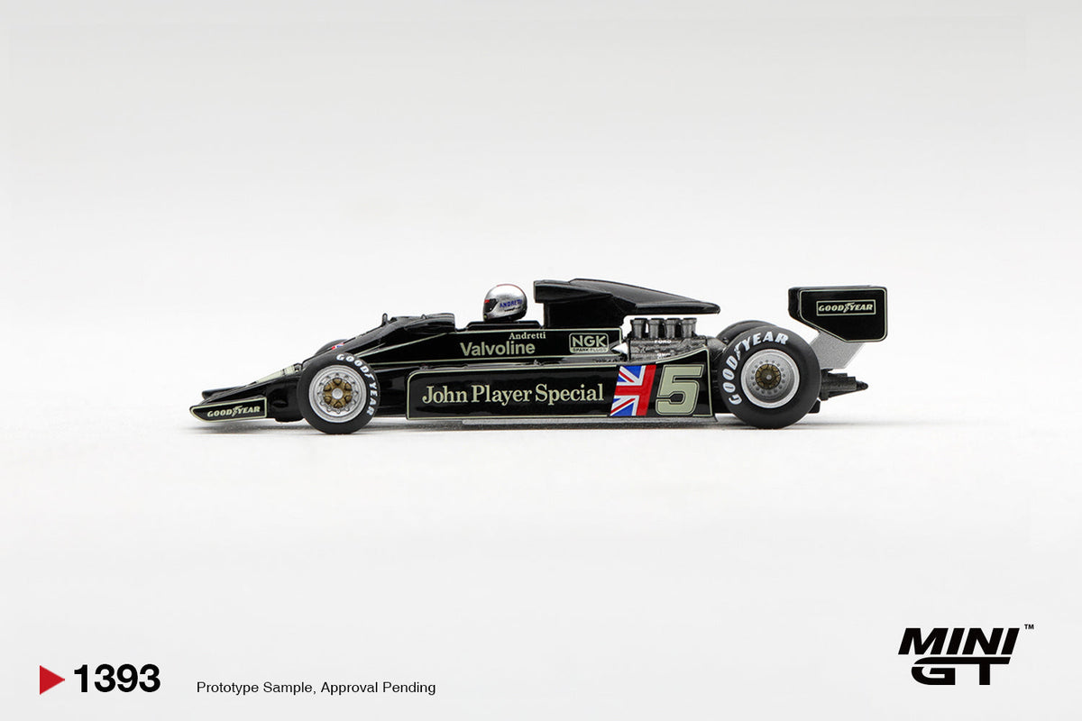 [PRE-ORDER] Mini GT - Lotus 78 #5 Mario Andretti US GP West Winner 1977 - Scala 1/64 MGT01393-L