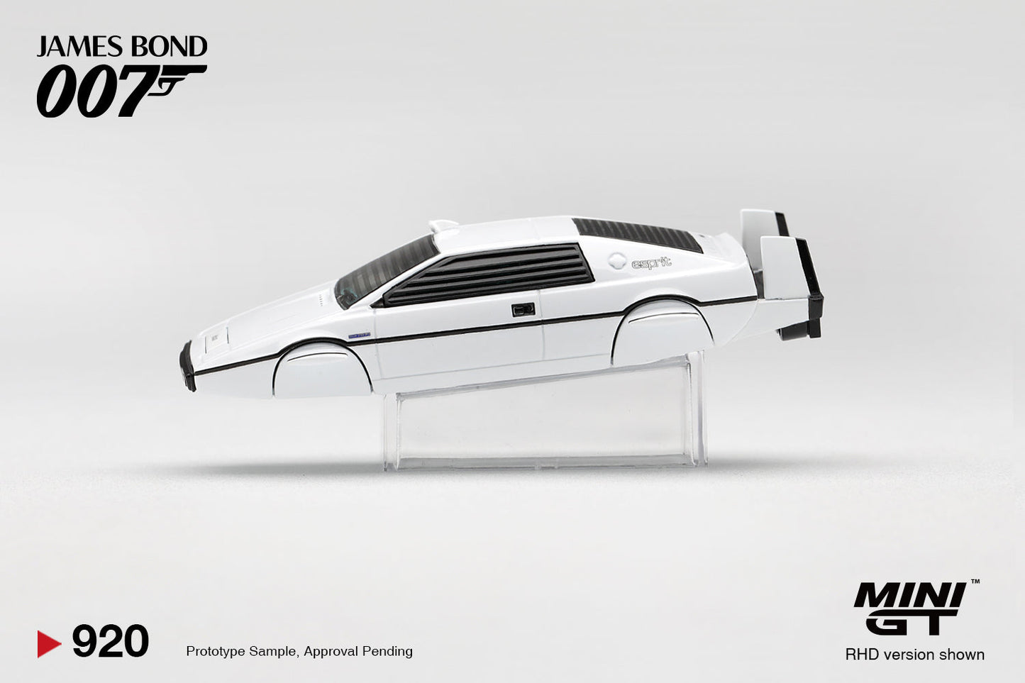 [PRE-ORDER] Mini GT - Lotus Esprit S1 Submarine The Spy Who Loved Me James Bond 007 movie 1977 - Scala 1/64 MGT00920-007J Japanese Blister