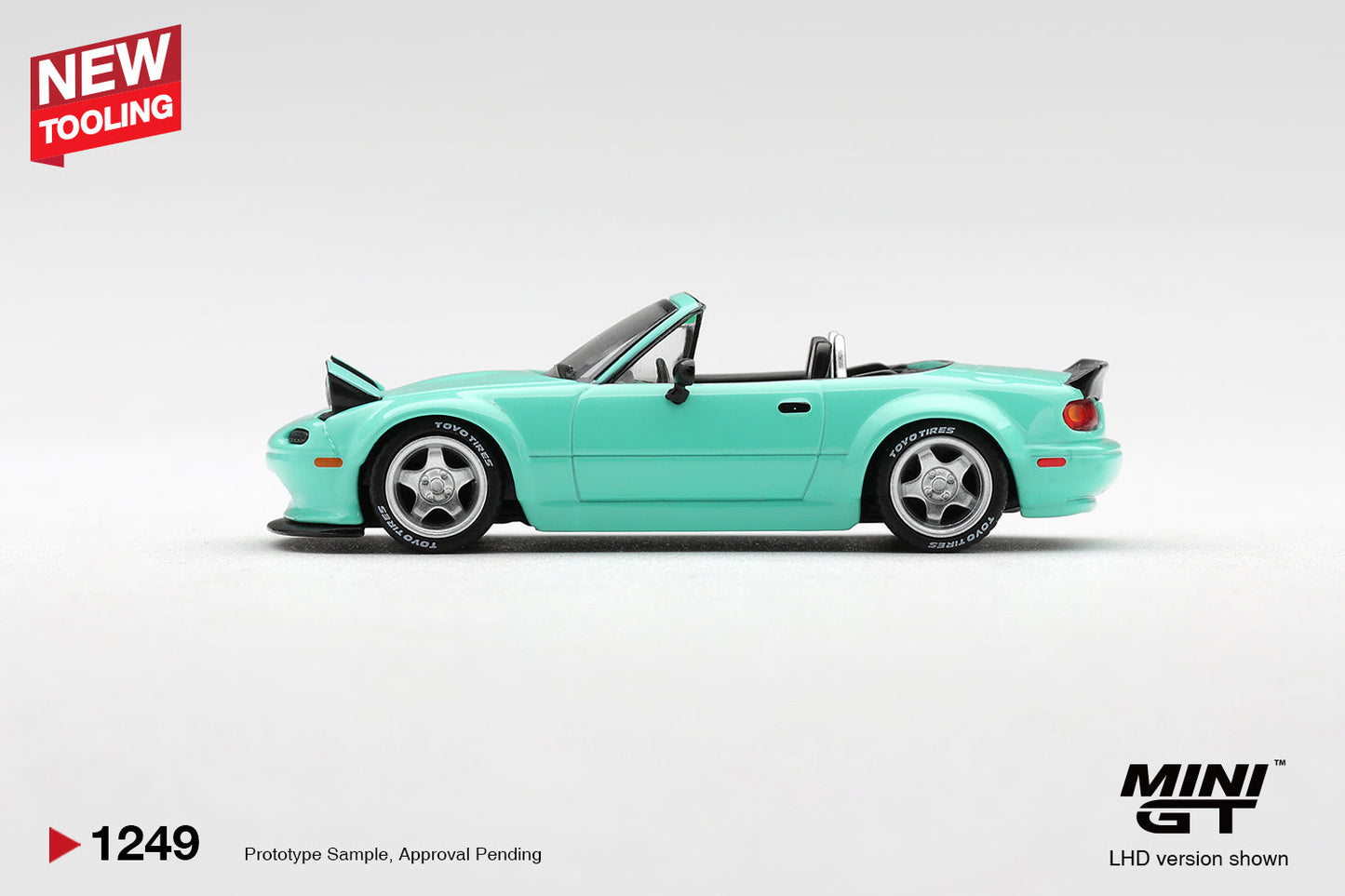 [PRÉCOMMANDE] Mini GT - Mazda MX-5 (NA) Pandem Kit carrosserie vert menthe 2026 – Échelle 1/64 MGT01249-L