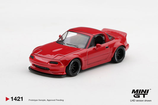 [PRE-ORDER] Mini GT - Mazda MX-5 (NA) Pandem Classic Red 2021 - 1/64 Scale MGT01421-L