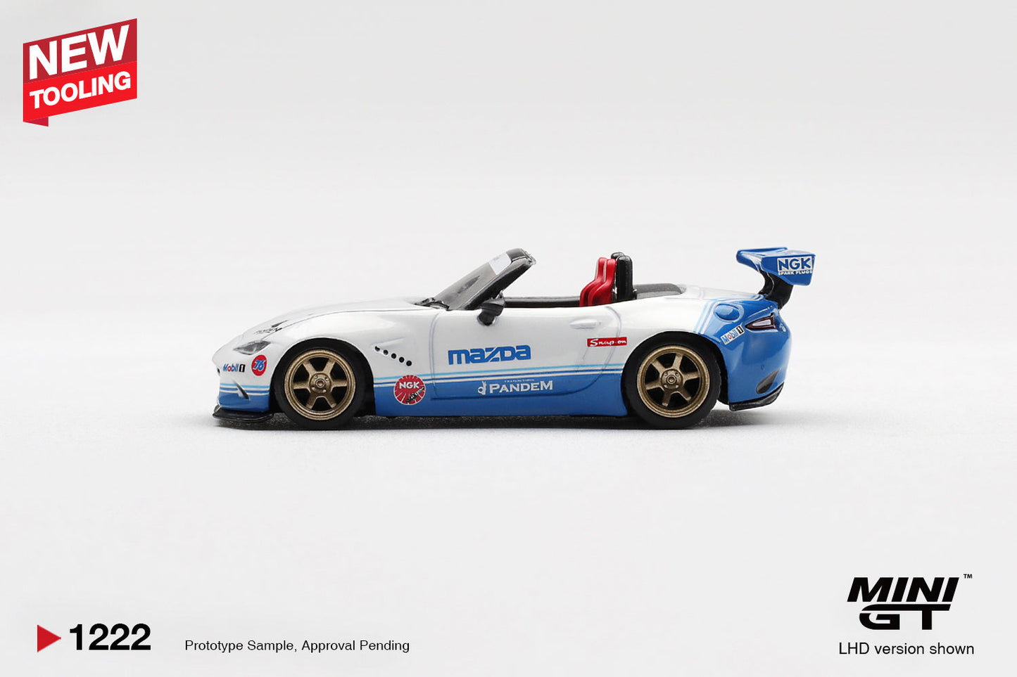 [PRE-ORDER] - Mini GT - Mazda Miata MX-5 (ND) Pandem IMSA 2025 - Scala 1/64 MGT01222-L