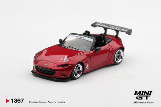 [PRE-ORDER] Mini GT - Mazda Miata MX-5 (ND) Pandem Kodo Red 2015 - Scala 1/64 MGT01367-L