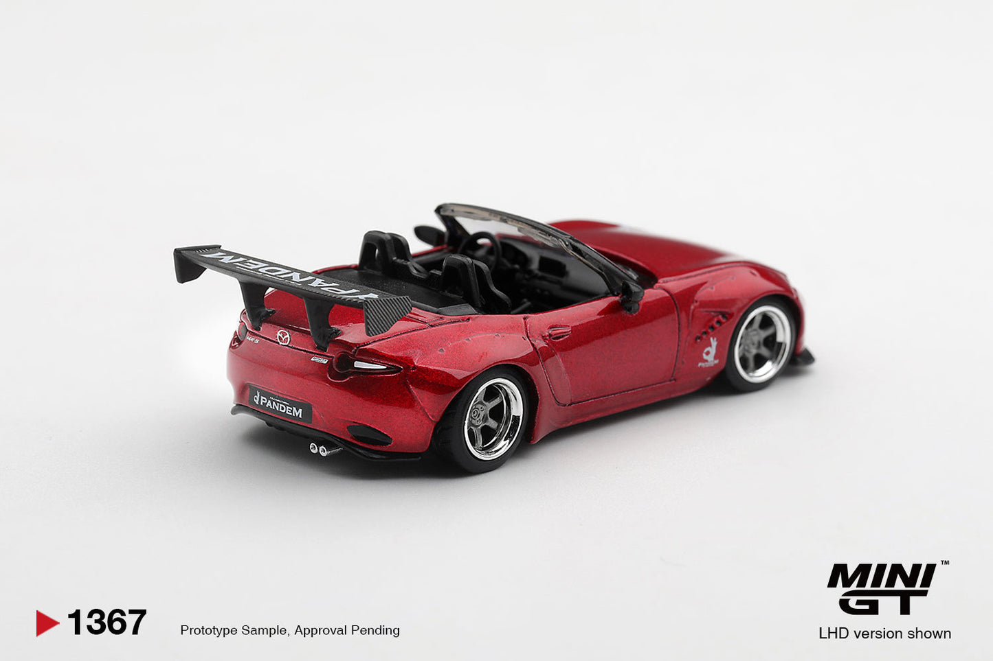 [PRE-ORDER] Mini GT - Mazda Miata MX-5 (ND) Pandem Kodo Red 2015 - Scala 1/64 MGT01367-L