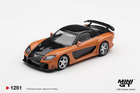 [PRE-ORDER] Mini GT - Mazda RX-7 VeilSide Fortune - The Fast and the Furious: Tokyo Drift 2006 - Han Seoul-Oh - 1/64 Scale MGT01251-BL Blister Packaging