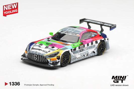 [PRE-ORDER] Mini GT - Mercedes-AMG GT3 #888 Mercedes-AMG Team GMR Meguiar's Bathurst 12 Hour 2025 - Scala 1-64 MGT01336-L