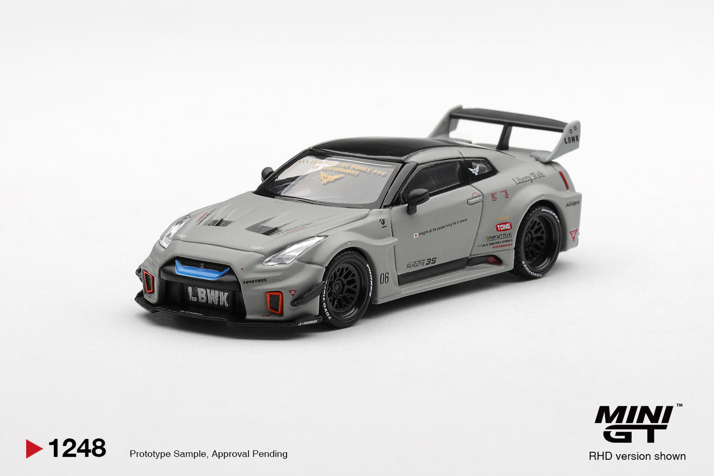[PRÉCOMMANDE] Mini GT - NISSAN LB-Silhouette GT 35GT-RR Ver.1 Gris mat 2026 - Échelle 1/64 MGT01248-L