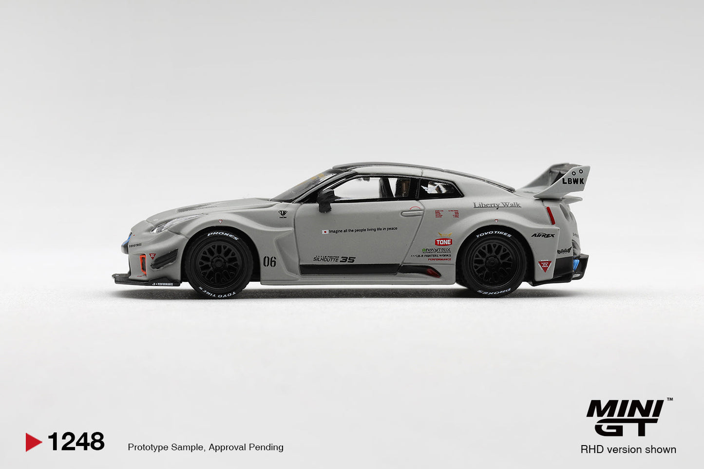 [PRÉCOMMANDE] Mini GT - NISSAN LB-Silhouette GT 35GT-RR Ver.1 Gris mat 2026 - Échelle 1/64 MGT01248-L