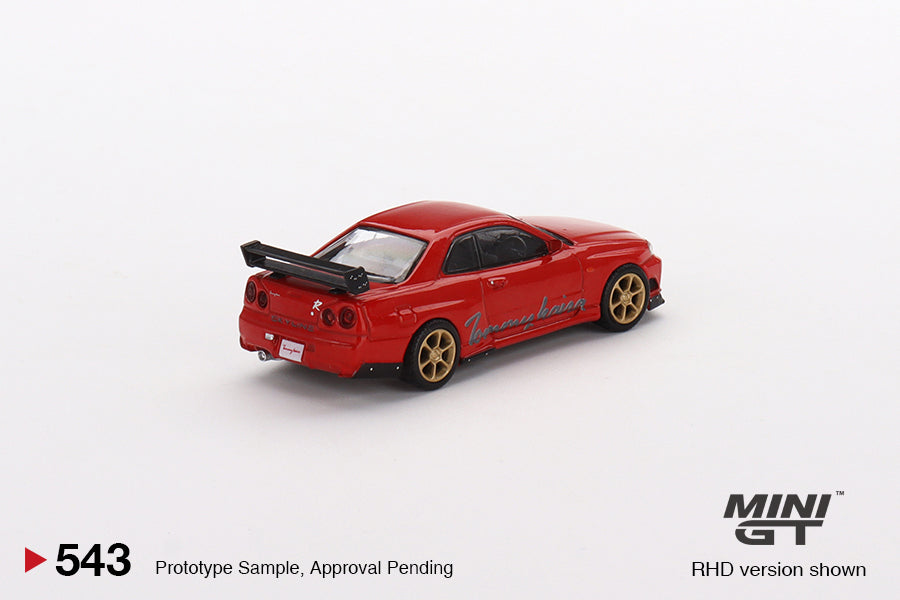 Mini GT - Nissan GT-R (R34) Tommykaira Rz Red - Scale 1/64 MGT00543-R