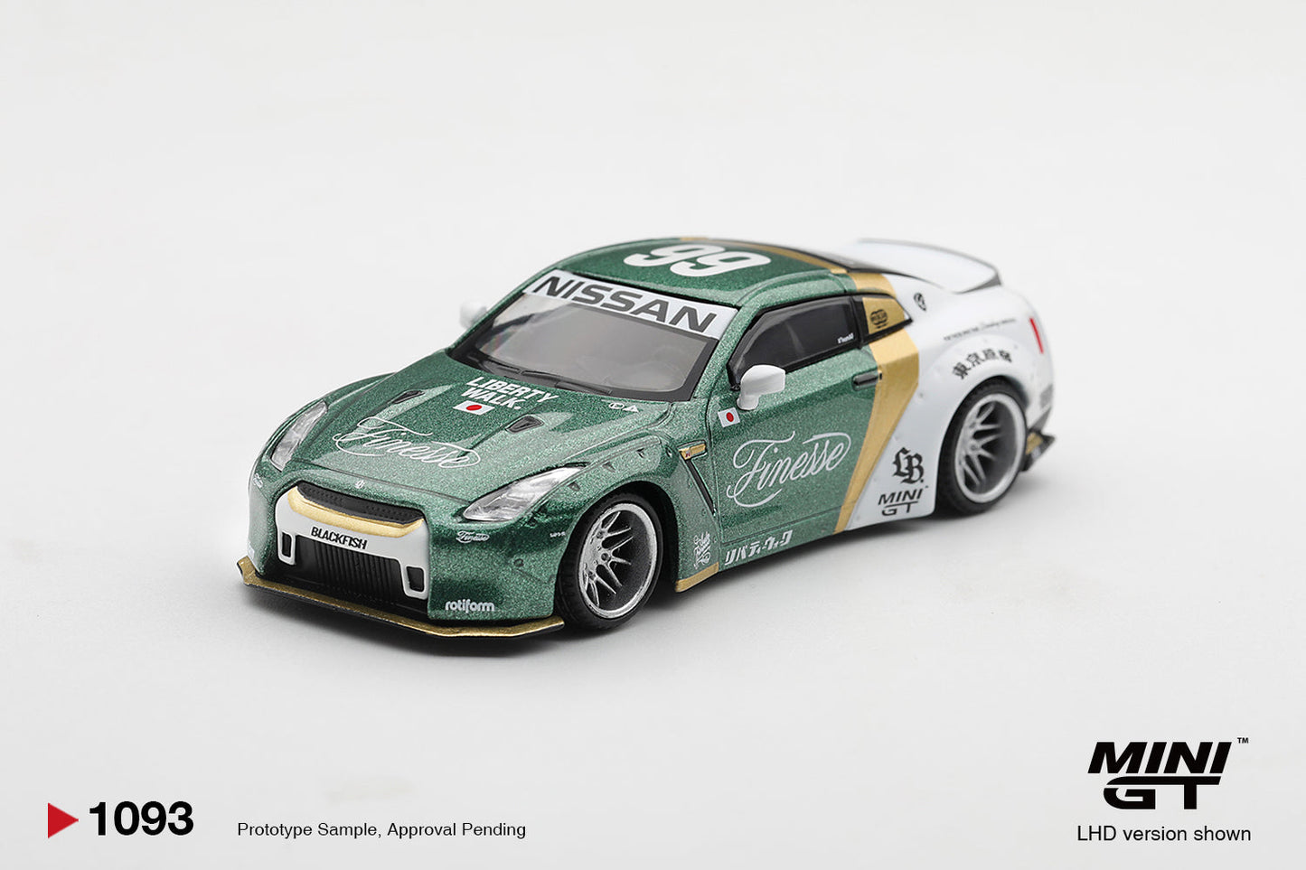 [PRE-ORDER] Mini GT - Nissan GT-R (R35) LB★WORKS Type 1 Custom Ducktail Auto Finesse 2025 - Scala 1/64 MGT01093-L