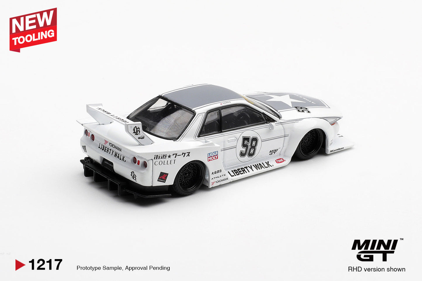 [PRÉCOMMANDE] - Mini GT - Nissan GTR (R32) LB-Kaido Works TAS 2025 - Échelle 1/64 MGT01217-R