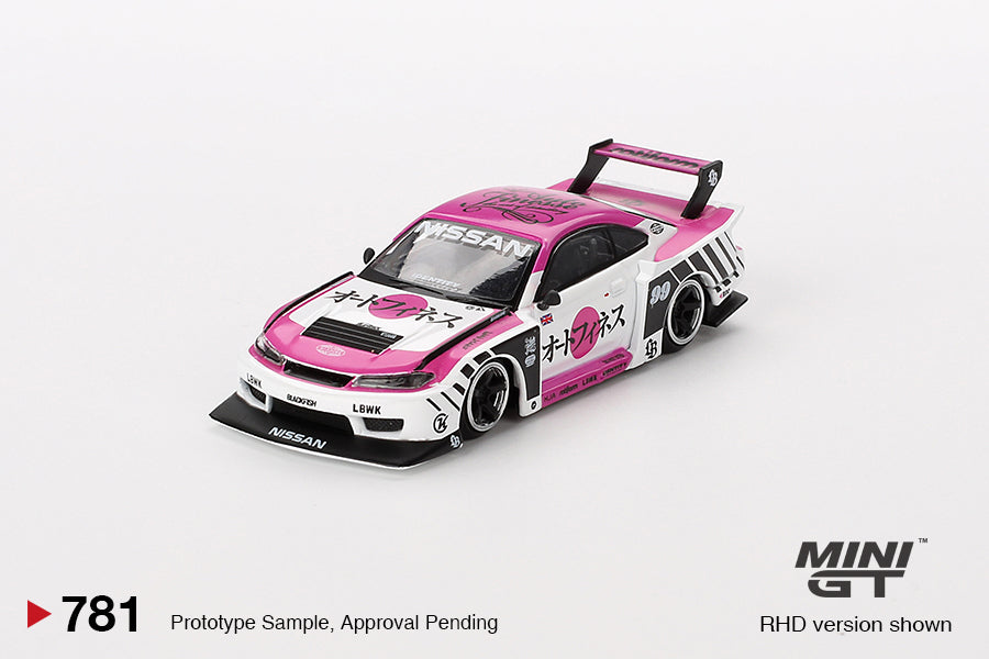 Mini GT - Nissan LB-Super Silhouette S15 SILVIA Auto Finesse SEMA 2023 - Scale 1/64 MGT00781-R