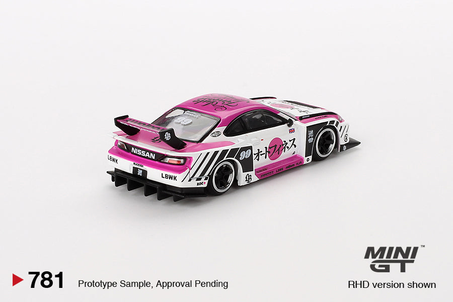 Mini GT - Nissan LB-Super Silhouette S15 SILVIA Auto Finesse SEMA 2023 - Scale 1/64 MGT00781-R