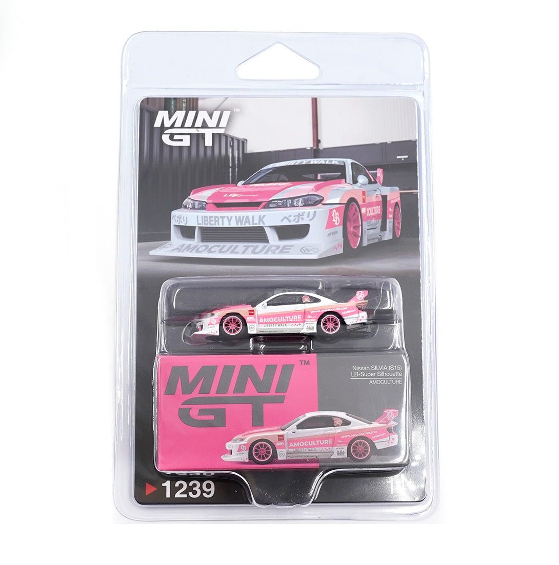 [PRE-ORDER] Mini GT - Nissan SILVIA (S15) LB-Super Silhouette AMOCULTURE 2026 - Scala 1/64 MGT01239-BL Blister Packaging