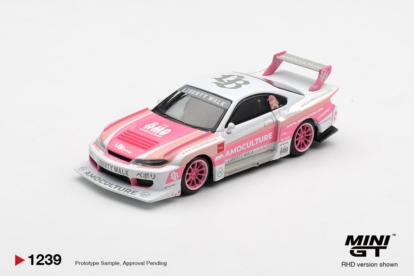 Mini GT - Nissan SILVIA (S15) LB-Super Silhouette AMOCULTURE 2026 - 1/64 Scale MGT01239-R