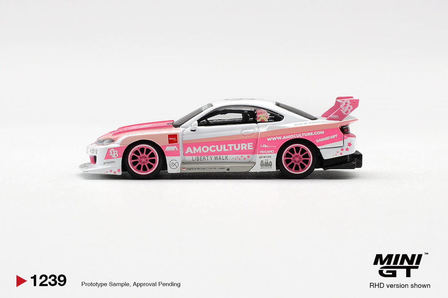 Mini GT - Nissan SILVIA (S15) LB-Super Silhouette AMOCULTURE 2026 - 1/64 Scale MGT01239-R