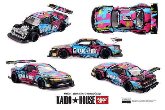 [PRE-ORDER] Mini GT - Nissan Silvia S13-R Kaido Splash V1 1991 - Kaido House - Scala 1/64 KHMG284