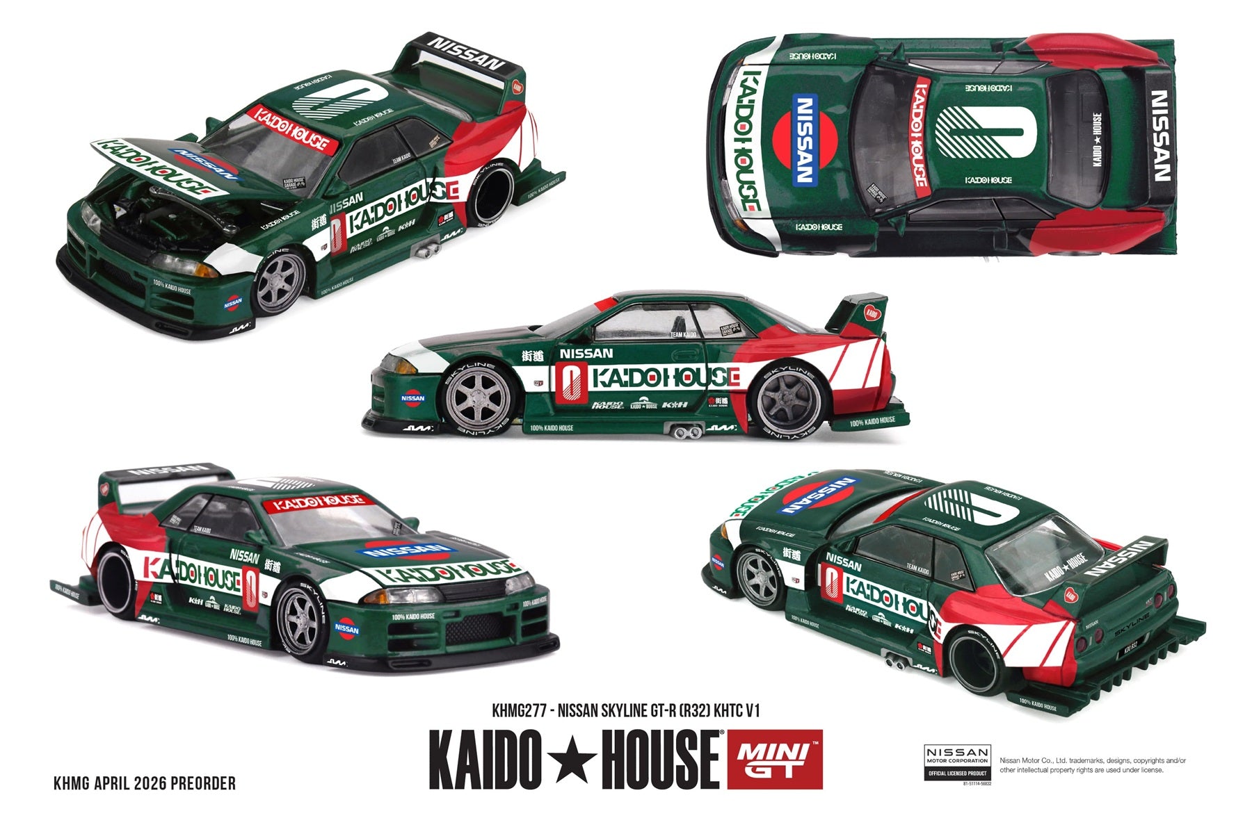 [PRÉCOMMANDE] Mini GT - Nissan Skyline GT-R (R32) KHTC V1 1989 - Kaido ...