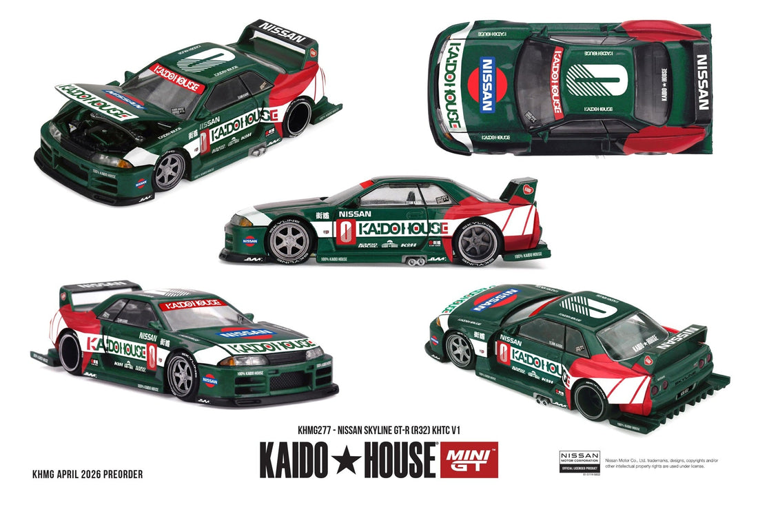 [PRE-ORDER] Mini GT - Nissan Skyline GT-R (R32) KHTC V1 1989 - Kaido H ...