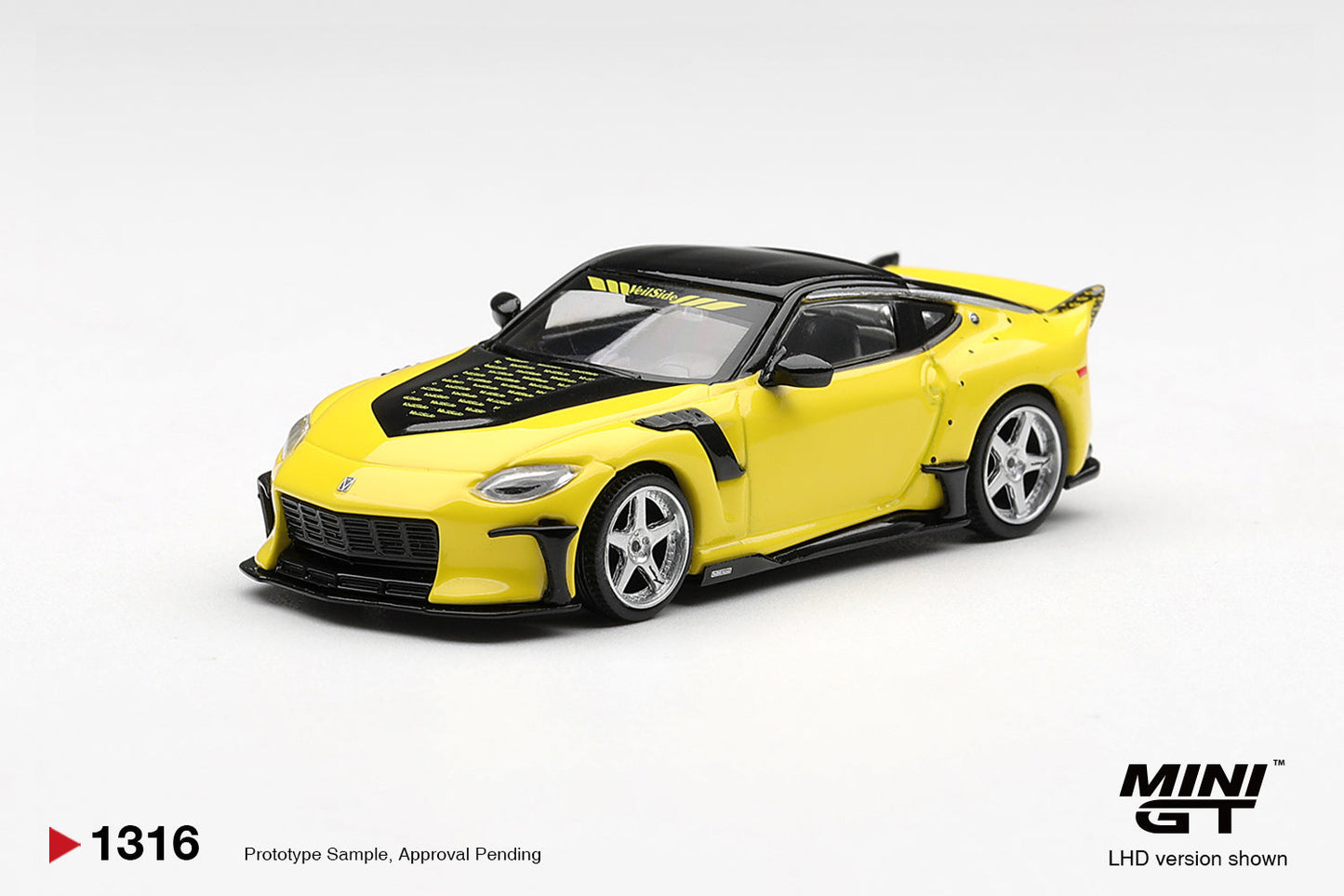 [PRE-ORDER] Mini GT - Nissan Z FFZ400 VeilSide Ikazuchi Yellow - Scala 1/64 MGT01316-L