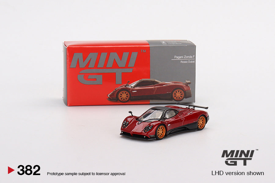 Mini GT - Pagani Zonda F Rosso Dubai - Scala 1/64 MGT00382-L LHD