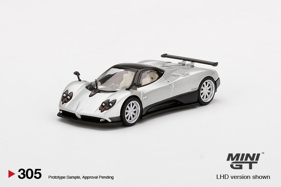 Mini GT - Pagani Zonda F Silver - Scala 1/64 MGT00305-L