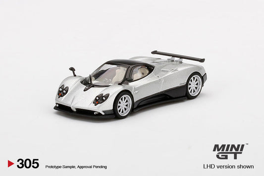 Mini GT - Pagani Zonda F Silver - Scala 1/64 MGT00305-L