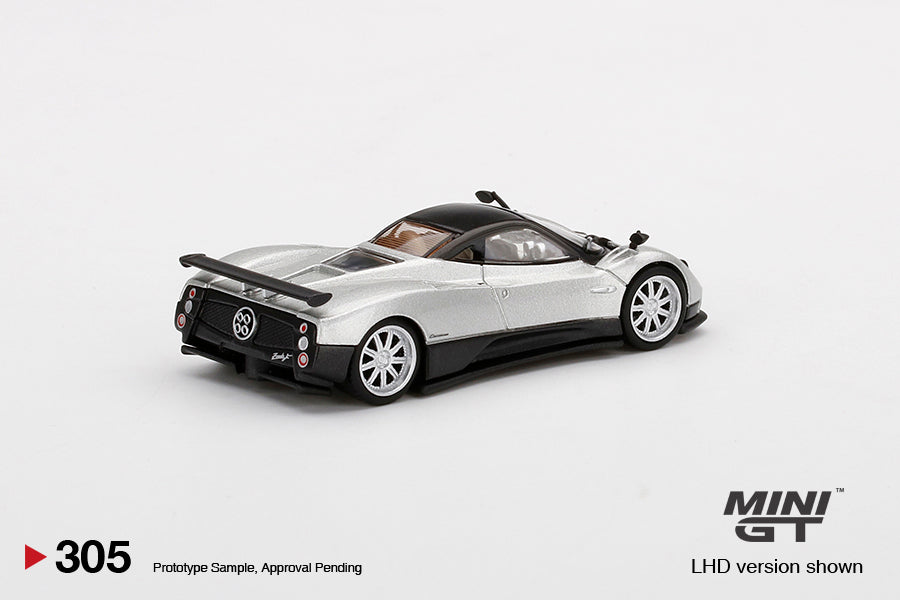 Mini GT - Pagani Zonda F Silver - Scala 1/64 MGT00305-L
