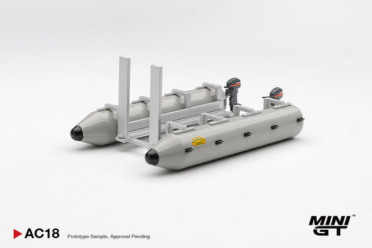 Mini GT - Pontoon Raft Camel Trophy 1985 – 1/64 Scale MGTAC18