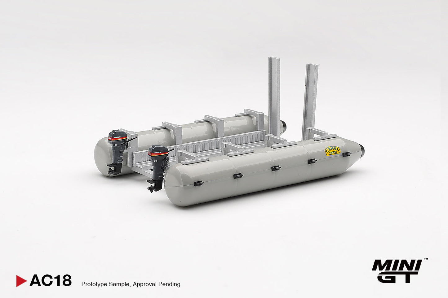Mini GT - Pontoon Raft Camel Trophy 1985 – 1/64 Scale MGTAC18