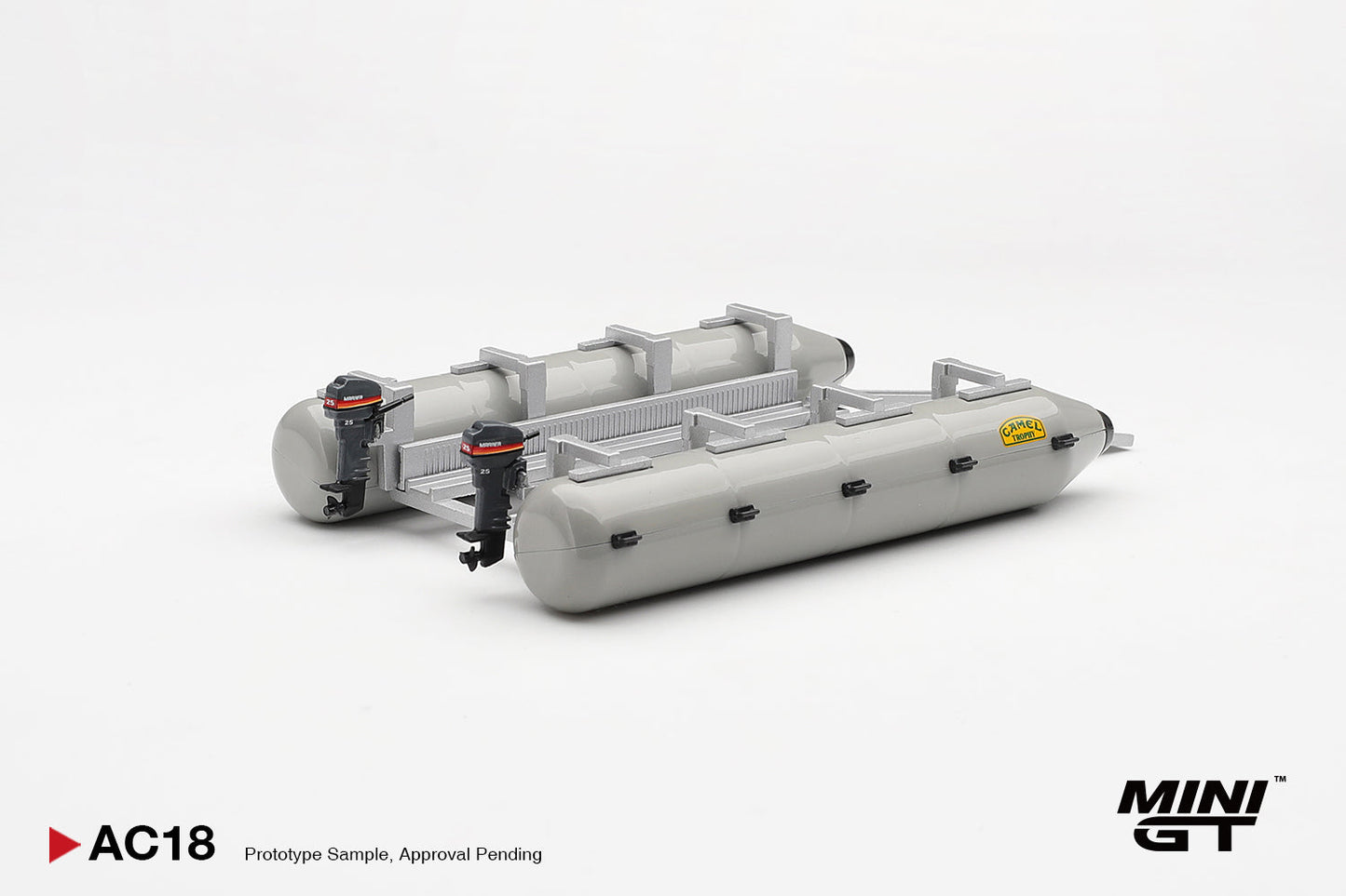 Mini GT - Pontoon Raft Camel Trophy 1985 – 1/64 Scale MGTAC18