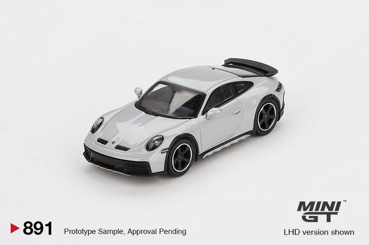 Mini GT - Porsche 911 Dakar Ice Gray Metallic - Scala 1-64 MGT00891-R