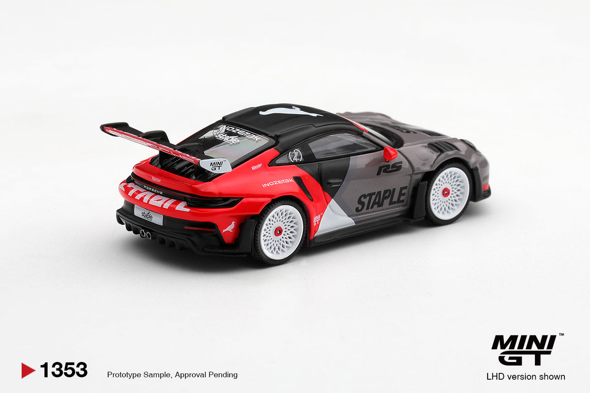 [PRE-ORDER] Mini GT - Porsche 911 GT3 RS STAPLE x INOZETEK 2025 - Scala 1/64 MGT01353-L